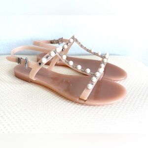 L.K Bennett Freja Pearl Jelly Sandals